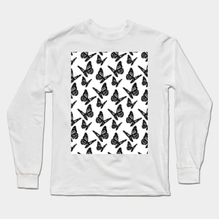 Butterfly pattern design Long Sleeve T-Shirt